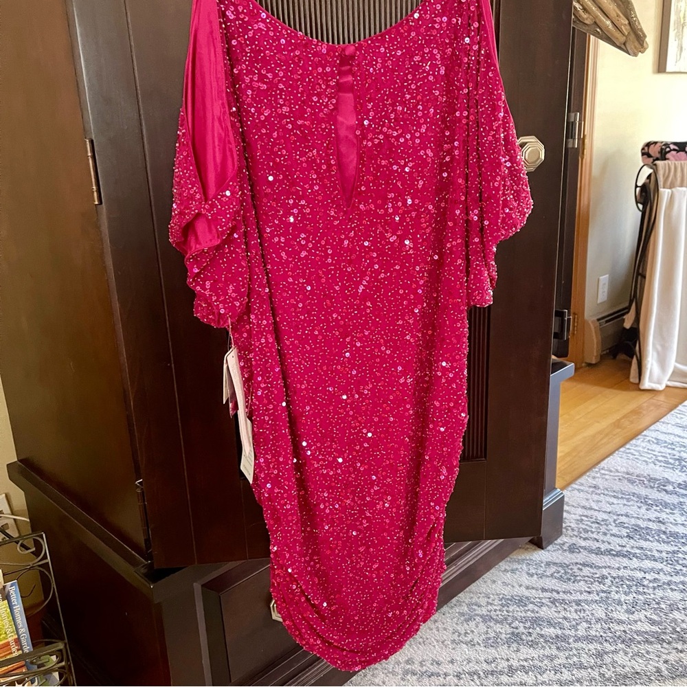 Aidan Mattox Sequin Dress
